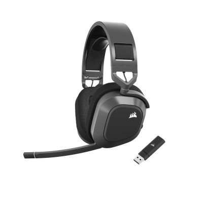 Corsair HS80 MAX Headset Inalámbrico 2.4 GHz/Bluetooth PC, PS5, PS4 - Negro