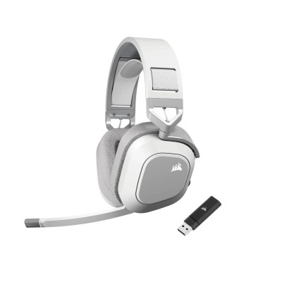 Corsair HS80 MAX Headset Inalámbrico 2.4 GHz/Bluetooth PC, PS5, PS4 - Gris