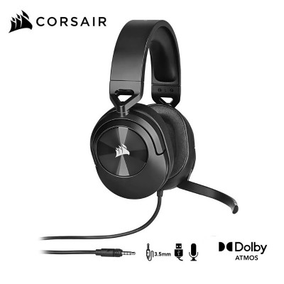 Corsair HS55 Surround V2 Headset Negro 7.1 con Jack 3.5mm y USB