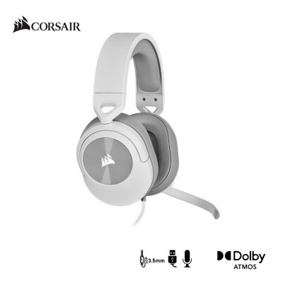 Corsair HS55 Surround V2 Headset Blanco 7.1 con Jack 3.5mm y USB