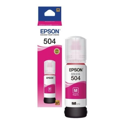 Tinta Epson T504 Magenta, 6.000 Págs, Compatible Serie L