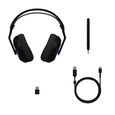 AUDIFONOS LOGITECH G522 NEGRO | LIGHTSPEED - BT - CABLE USB C | LIGHTSYNC RGB