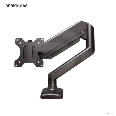 Brazo para Monitor DP Gamer RK01 Pistón a Gas Soporte Ergonómico 17 a 35 Pulgadas