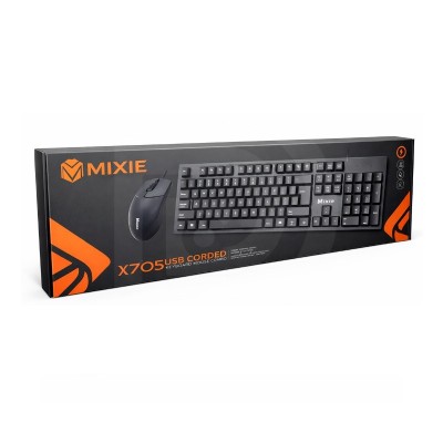 Combo Teclado y Mouse DP Gamer X70S Español MIXIE USB Ergonómico