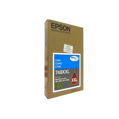 Cartucho de Tinta Epson T748XXL220 P/WF-6090/6590 CYAN