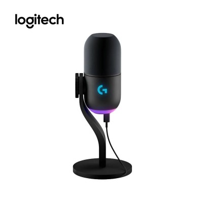 MICROFONO LOGITECH YETI GX SUPERCARDIOID USB P/STREAMING RGB LIGHTSYNC BLACK
