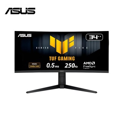 MONITOR ASUS TUF GAMING VG34WQML5A 34" CURVO WQHD 3440x1440/250HZ/0.5MS/AMD FREESYNC PREMIUM