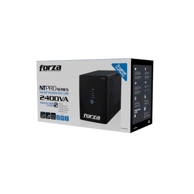 UPS-FORZA NT-2402 PRO 2400va 1200w 220v smart 10 tomas