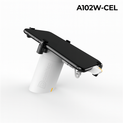 Soporte Antirrobo A102W Premium, Exhibición, Alarma/Carga para Celular