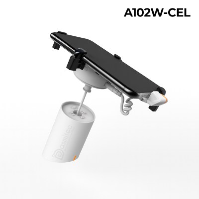 Soporte Antirrobo A102W Premium, Exhibición, Alarma/Carga para Celular