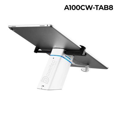 Soporte Antirrobo A100CW, Exhibición, Alarma/Carga, para Tablet 8"