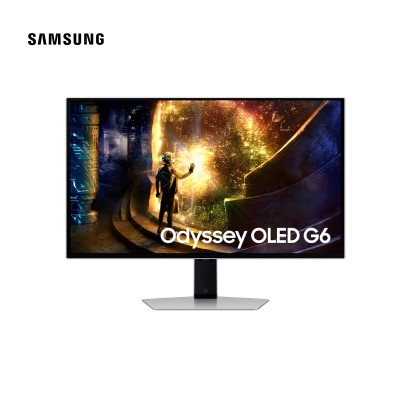 "Monitor plano gaming SAMSUNG Odyssey OLED G6, 27"" QHD, 240Hz, HDMI, DP"