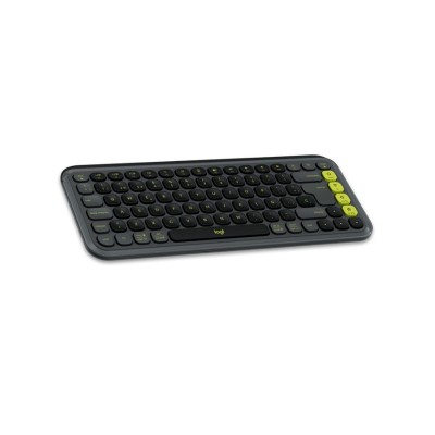 Teclado Logitech + Mouse Pop Icon Bluetooth/Wireless Sp Copilot Graphite