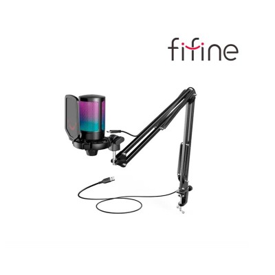 Micrófono Fifine A6T BLACK Soporte de brazo