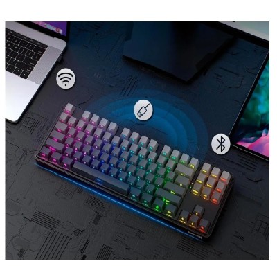 Teclado Redragon STAR BLADE RGB-PRO Wireless English K707 BLACK DEGRADED