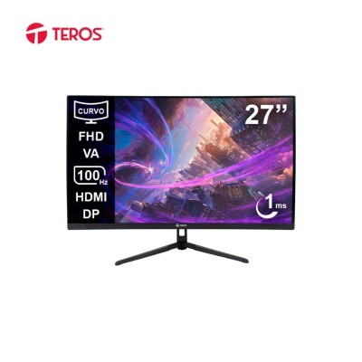 Monitor Teros TE-2732S, 27" VA, 100Hz, 1920x1080, Full HD, HDMI, DP, VESA, FREESYNC