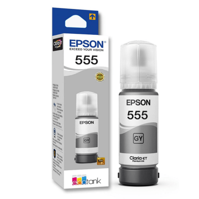 Botella de Tinta Epson 555 Gris 70ml