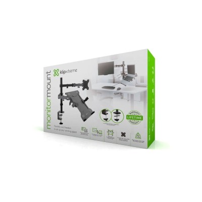 Soporte Klip Xtreme KMM-301 Para Monitor 13 a 32 y Laptop 10 a 15,6 Negro Mate