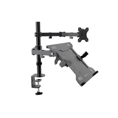 Soporte Klip Xtreme KMM-301 Para Monitor 13 a 32 y Laptop 10 a 15,6 Negro Mate