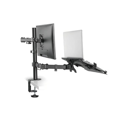 Soporte Klip Xtreme KMM-301 Para Monitor 13 a 32 y Laptop 10 a 15,6 Negro Mate