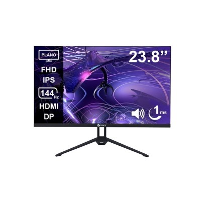 Monitor plano TEROS TE-2417S, 23.8" FHD IPS, 144Hz, 1920x1080, HDMI, DP, VESA, FreeSync