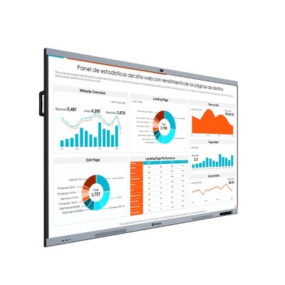 Pantalla táctil interactiva TEROS TE8612W, 86" D-LED IPS (3840x2160), 8ms, 8GB, Android 14