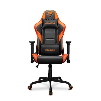 Silla Gamer COUGAR ARMOR ELITE ORANGE Negro