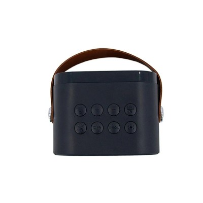 Parlante Karaoke Inalámbrico TEROS TE-6013N, BT 5.4, 10W, USB, Iluminación LED, Negro