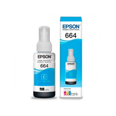 Botella de Tinta Epson 664 Cian