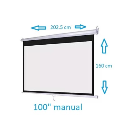 ECRAN 100" MANUAL 4:3 / PVC