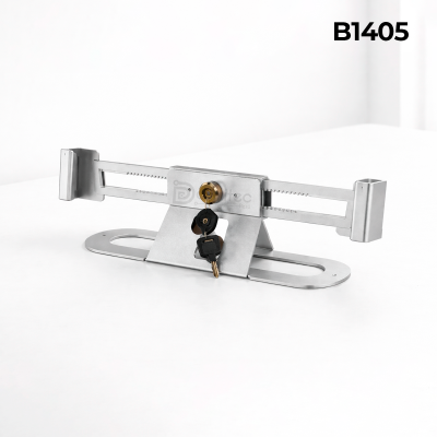 Antirrobo B1405 para Laptop, Marco Ajustable, Montaje Fijo, con Llaves