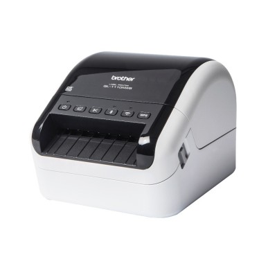 Impresora de Etiquetas Térmica Gran Formato Brother QL-1110NWB, Conexión WiFi, Bluetooth y Red (Ethernet)