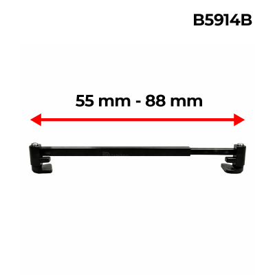 Abrazadera B5914B, Soporte Celular Antirrobo, Ajustable 4"" a 5.5"