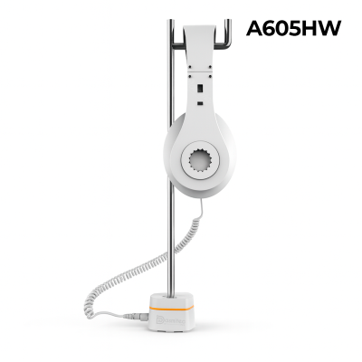 Exhibidor Antirrobo A605HW, Alarma, Auriculares/Headsets, Blanco