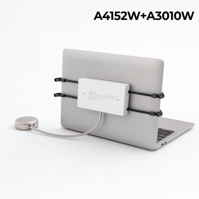 Cable Antirrobo A3010W/A4152W, Alarma, Pinzas Ajustables, Laptop