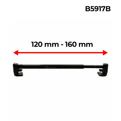 Abrazadera B5917B, Soporte Tablet Antirrobo, Ajustable 8"