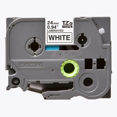 Cinta Brother TZE-251 Negro Sobre Blanco 24mm x 8m