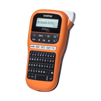 Rotuladora Industrial Portátil Brother PT-E110VP, Kit Eléctrico para Cables y Paneles
