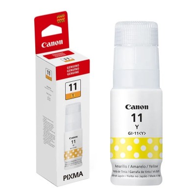 Botella de Tinta Canon GI-11 Yellow 70ml