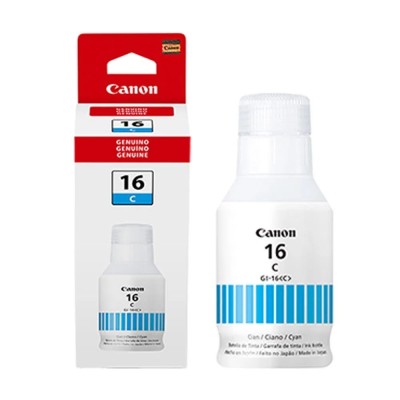 Botella de Tinta Canon GI-16C Cian 135ml
