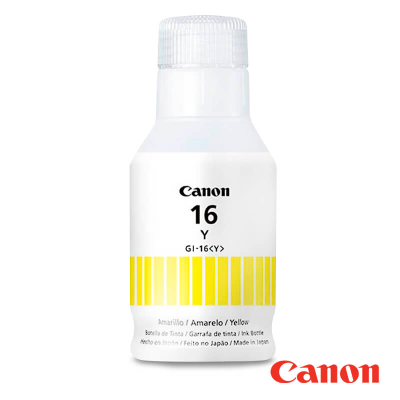 Botella de Tinta Canon GI-16Y Yellow