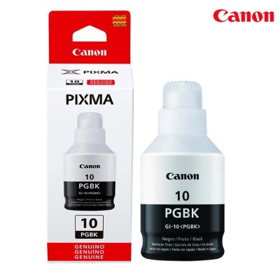 Botella de Tinta Canon GI-10 Negro 170ml