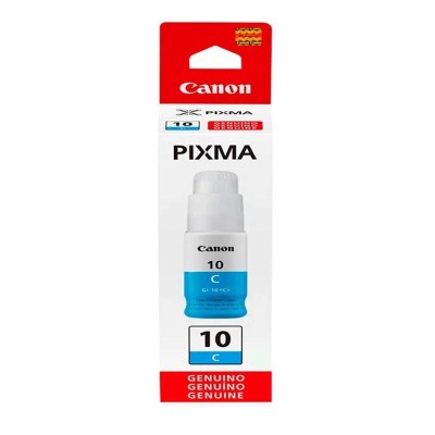 Botella de Tinta Canon GI-10C Cyan 70ml