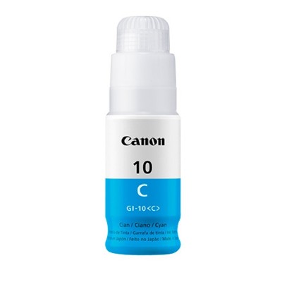 Botella de Tinta Canon GI-10C Cyan 70ml