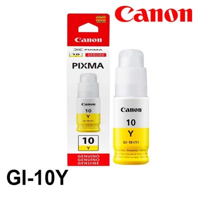 Botella de Tinta Canon GI-10 Yellow 70ml