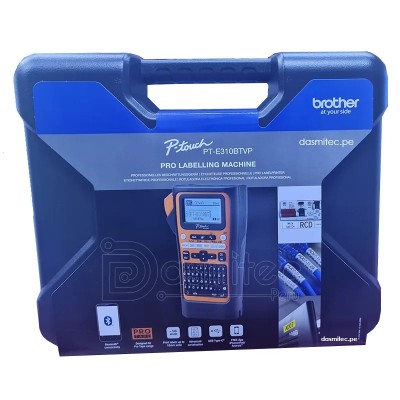 Rotuladora para Electricistas Brother PT-E310BTVP, Kit Completo para Cables y Paneles