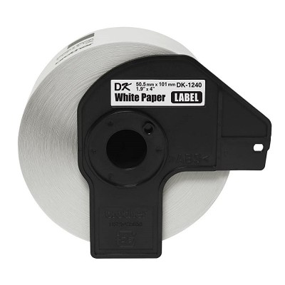 Cinta Brother DK-1240 Rollo Pre Cortado 102mm x 52mm - 600 Etiquetas