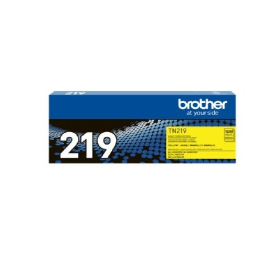 TONER BROTHER TN219 YELLOW 1,200 PAGINAS APROX. (L3560, L3760,L3280)
