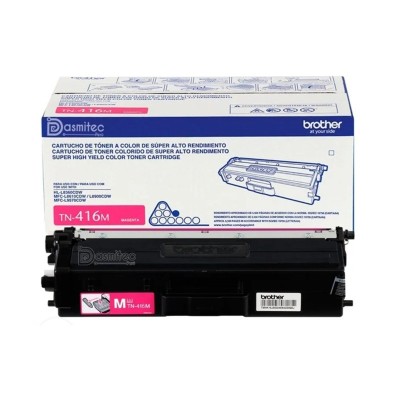 Tóner Brother TN-419M Magenta, Rendimiento 9,000 Páginas (al 5%), Compatible con MFC-L8900CDW