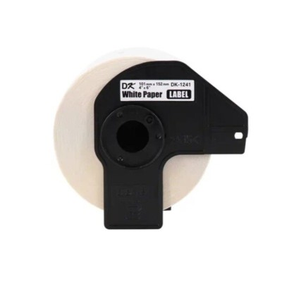 Cinta Brother DK-1241 Rollo Pre Cortado 102mm x 152mm - 200 Etiquetas